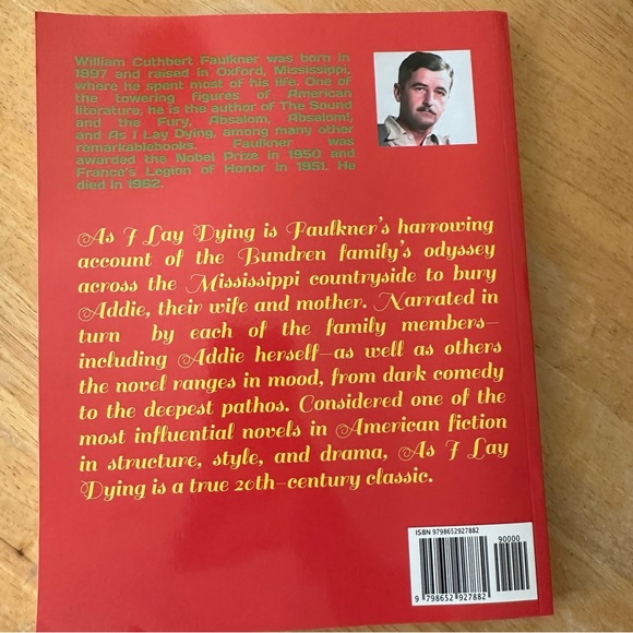 William Faulkner, As I Lay Dying in large print - Picture 2 of 4